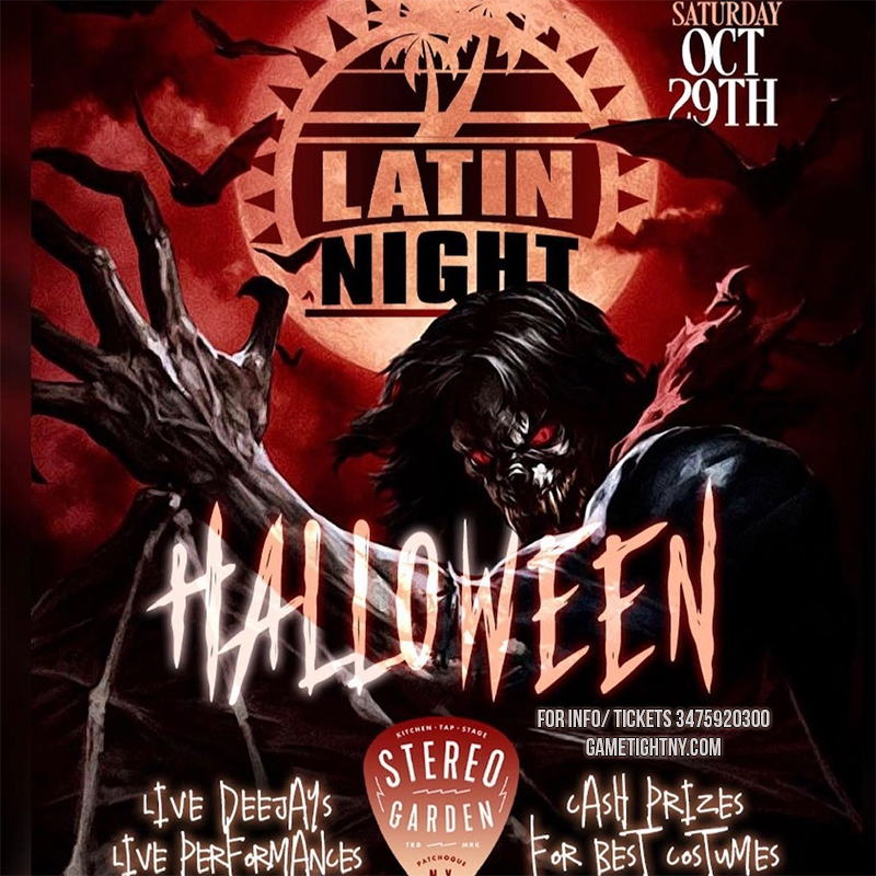 Latin Night Stereo Garden NY Halloween Party 2022