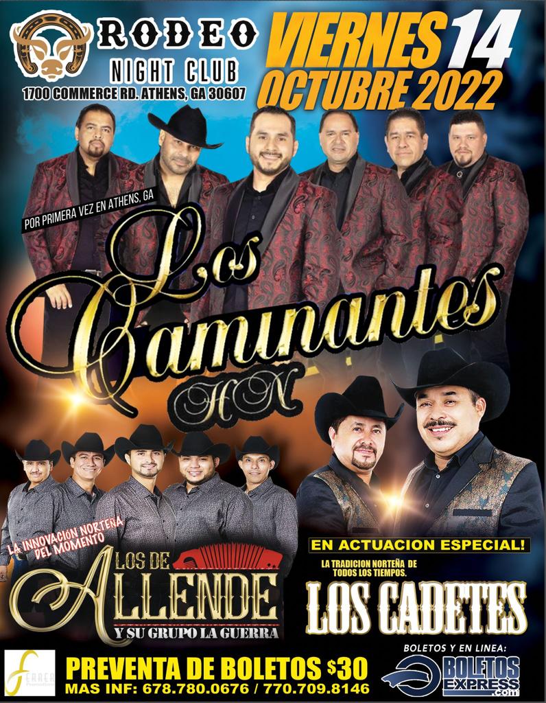 Buy tickets for LOS CAMINANTES HN | LOS DE ALLENDE | LOS CADETES LOS CAMINANTES HN | LOS DE ALLENDE | LOS CADETES