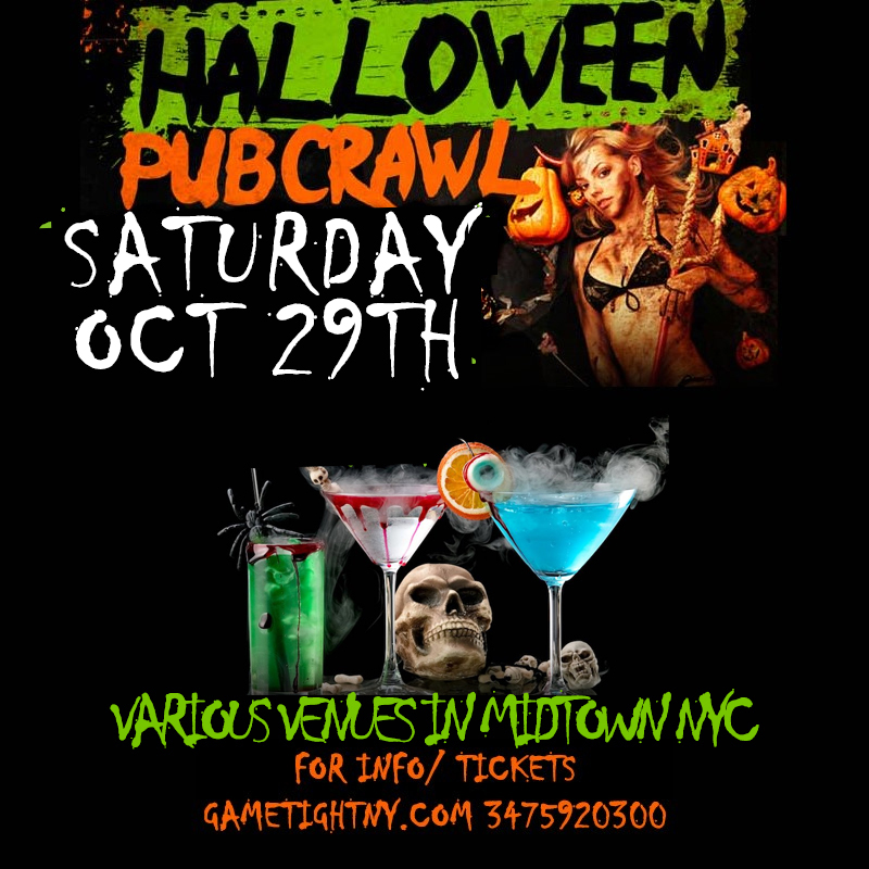 NYC Halloween Pub Crawl 2022 Tickets BoletosExpress