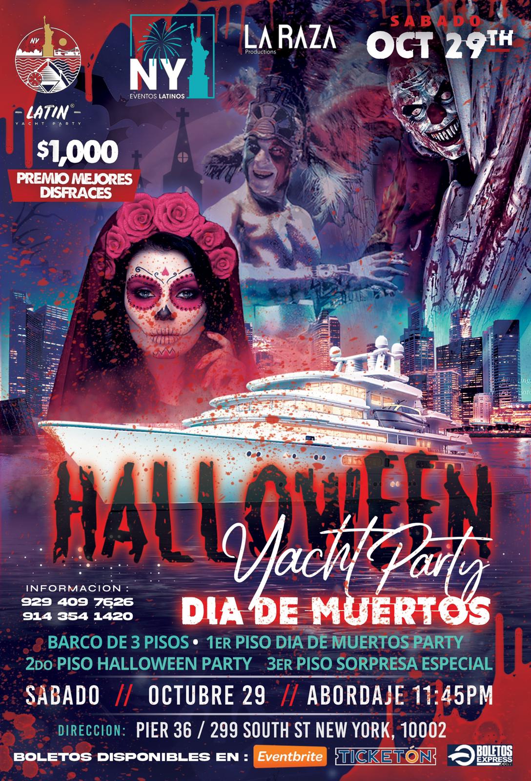 HALLOWEEN & DIA DE MUERTOS YACHT PARTY