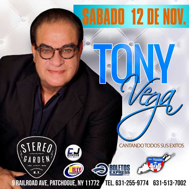 Buy tickets for TONY VEGA TONY VEGA