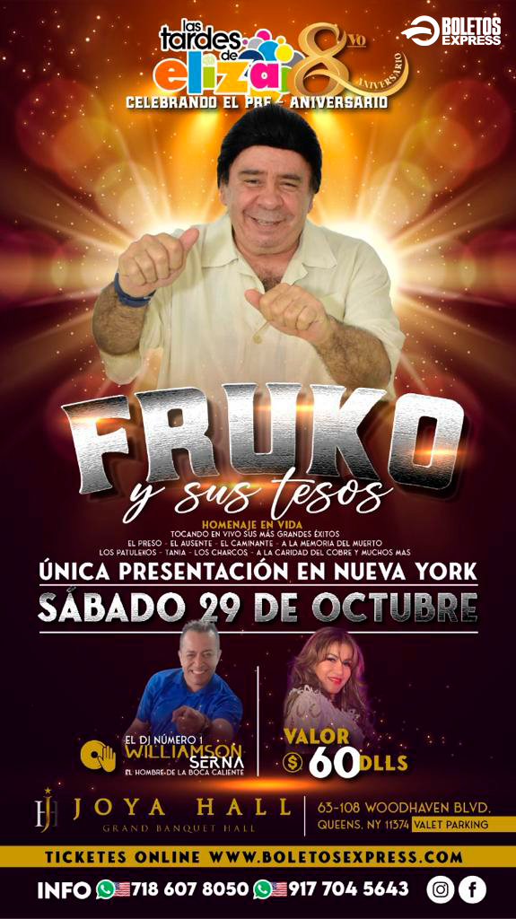 Buy tickets for Gran Concierto Fruko y sus tesos Gran Concierto Fruko y sus tesos