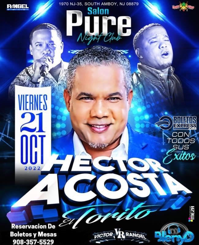 HECTOR ACOSTA EL TORITO Tickets BoletosExpress