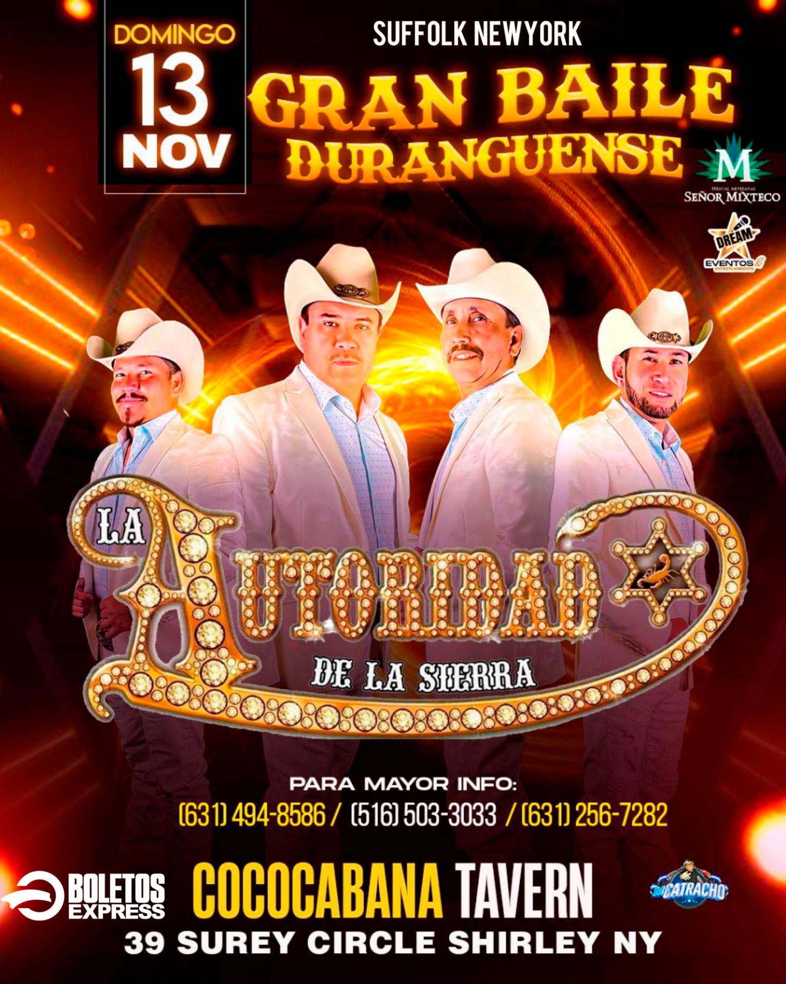 LA AUTORIDAD DE LA SIERRA en Shirley NY / Cococabana