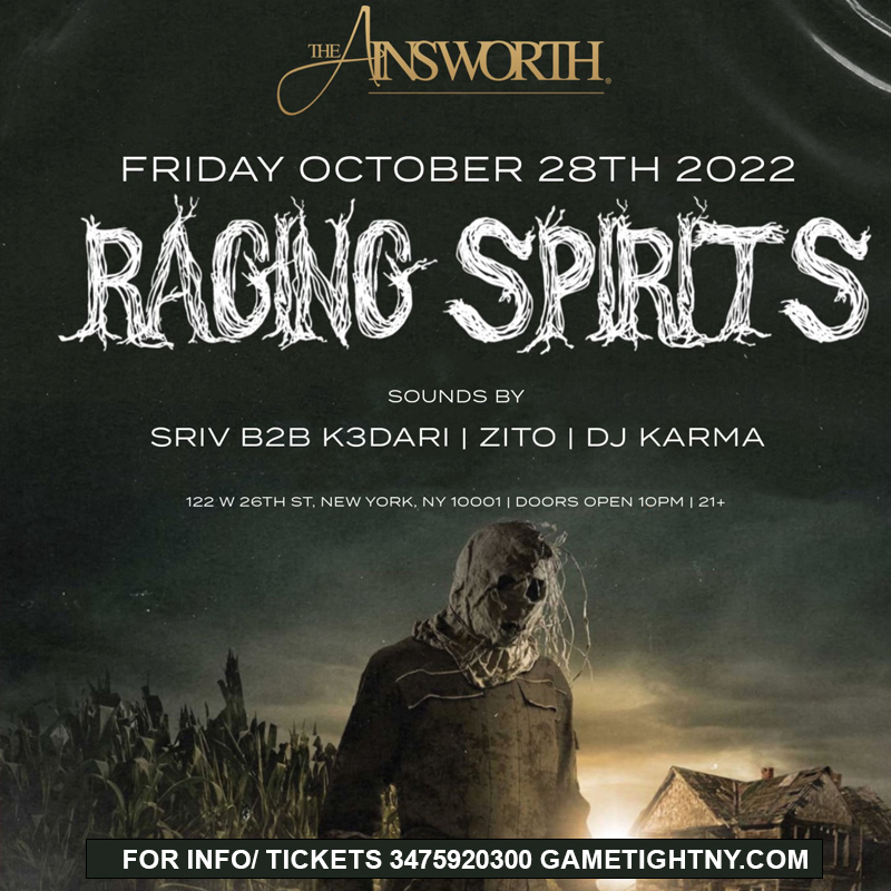Buy tickets for The Ainsworth Chelsea Friday Halloween party General Admission 2022 The Ainsworth Chelsea Friday Halloween party General Admission 2022