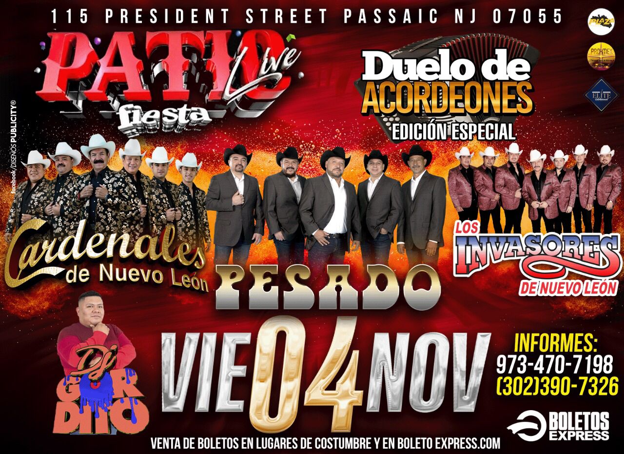 PESADO, CARDENALES DE NUEVO LEON, LOS INVASORES DE NUEVO LEON, DJ