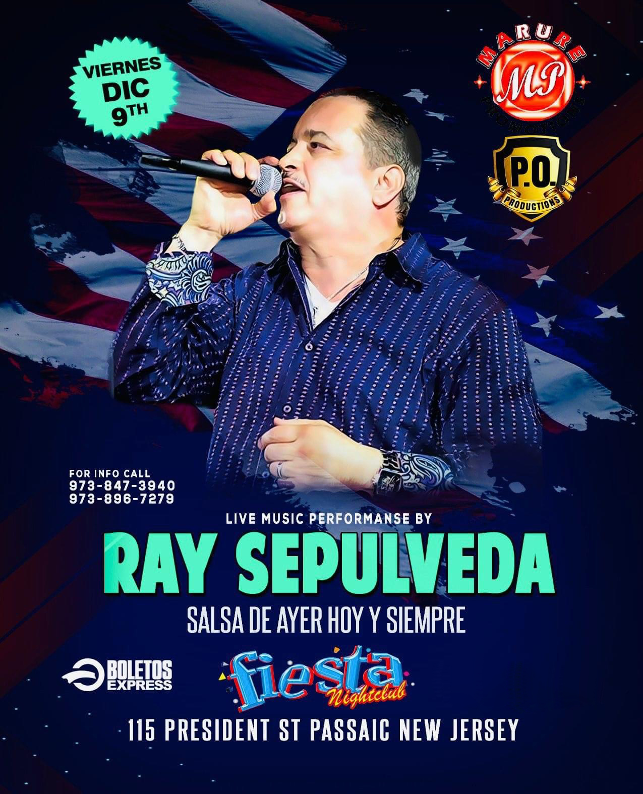 Buy tickets for RAY SEPULVEDA RAY SEPULVEDA