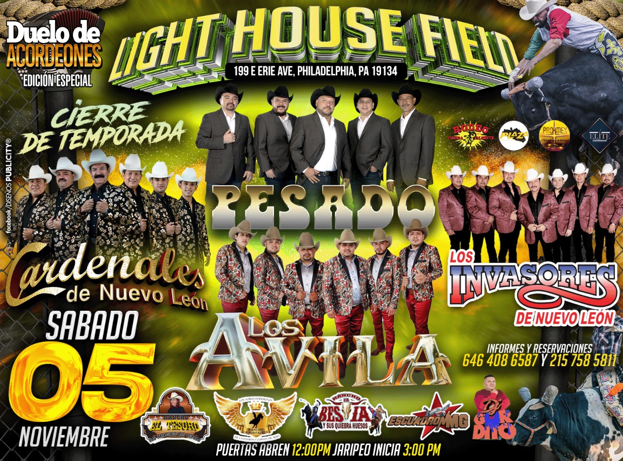 Buy tickets for JARIPEO DUELO DE ACORDEONES PHILADELPHIA SABADO JARIPEO DUELO DE ACORDEONES PHILADELPHIA SABADO