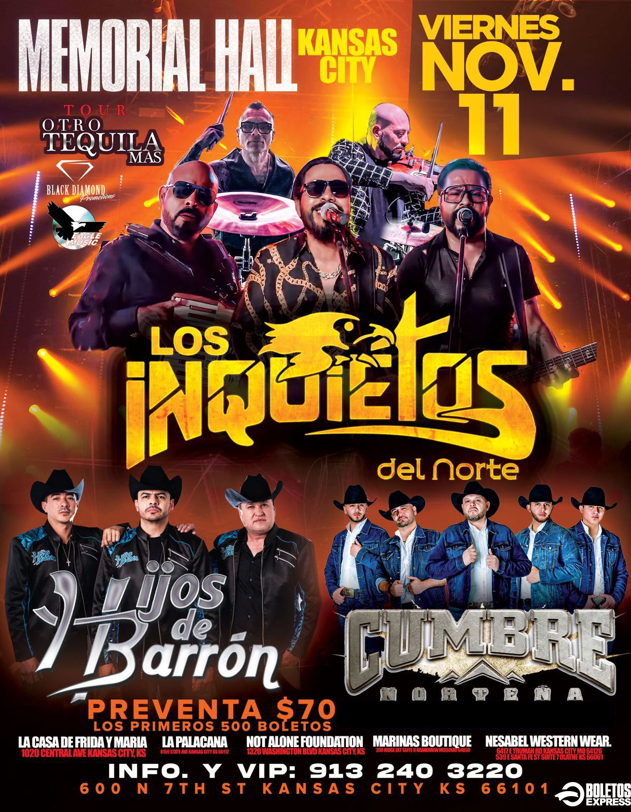 Buy tickets for LOS INQUIETOS DEL NORTE LOS INQUIETOS DEL NORTE