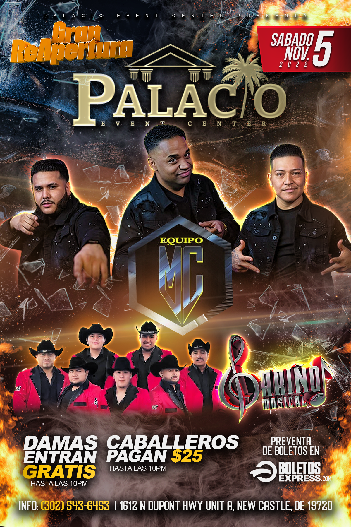 Buy tickets for GRUPO MC & CARIÑO MUSICAL GRUPO MC & CARIÑO MUSICAL