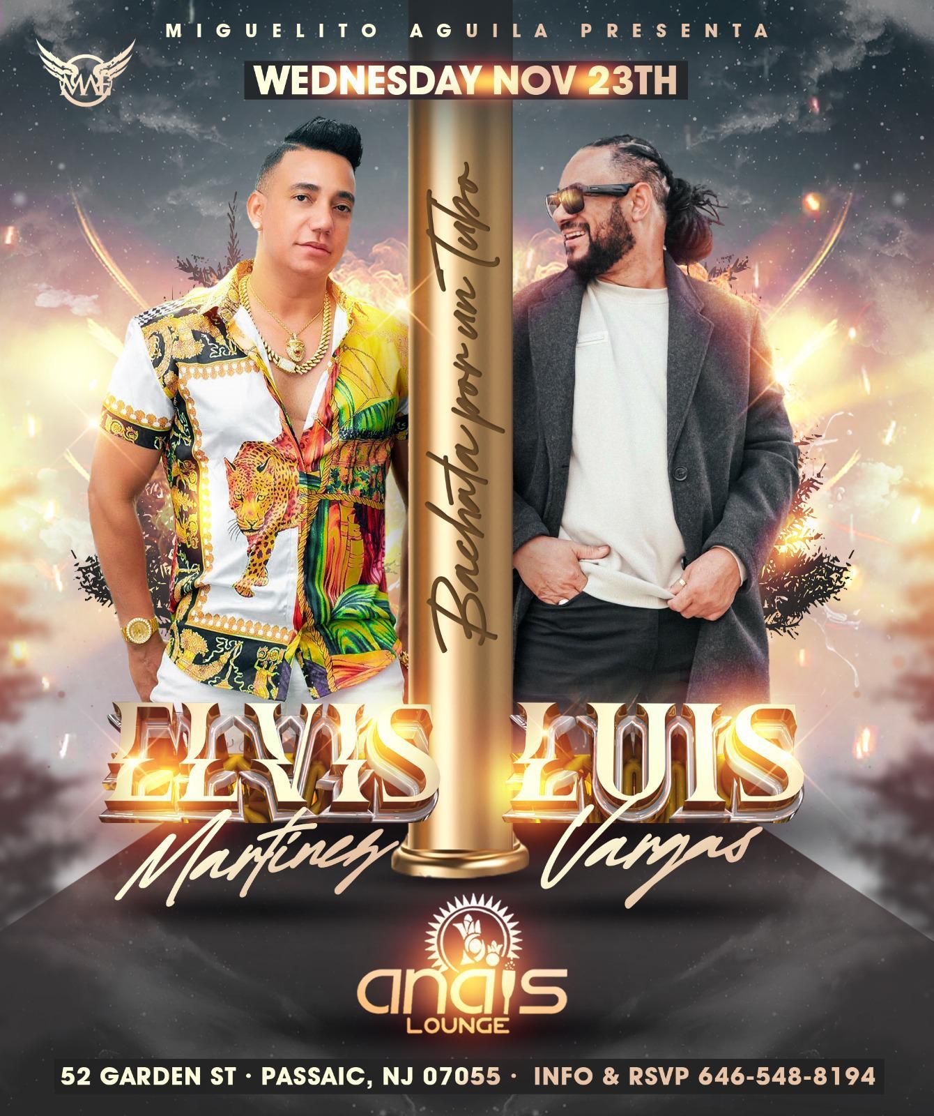 Buy tickets for Elvis Martinez & Luis Vargas Elvis Martinez & Luis Vargas