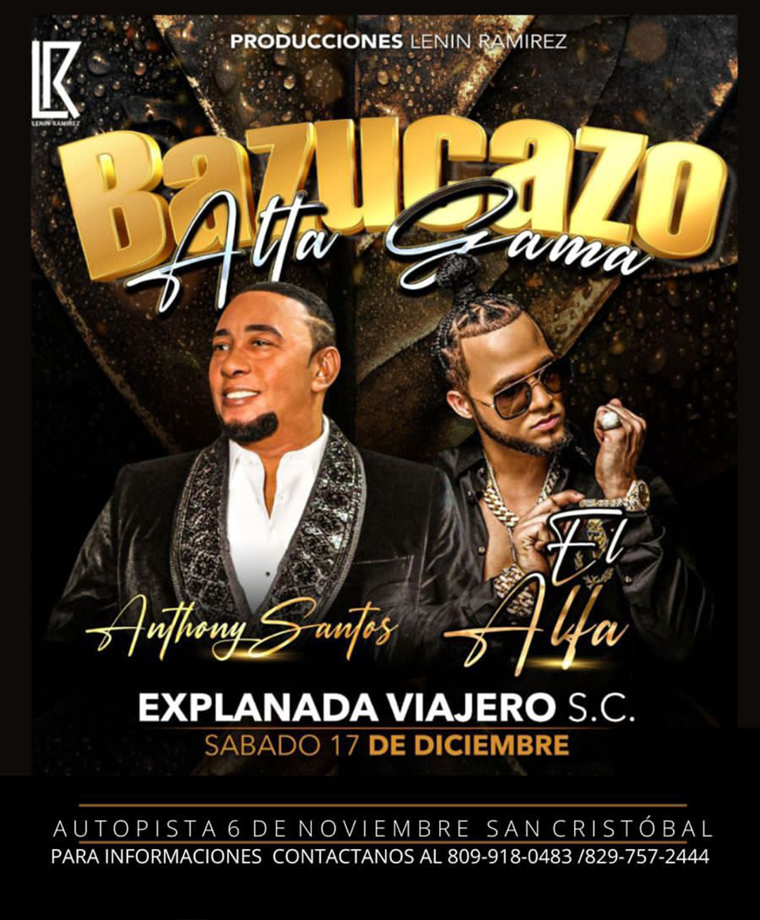 Buy tickets for ANTHONY SANTOS & EL ALFA ANTHONY SANTOS & EL ALFA