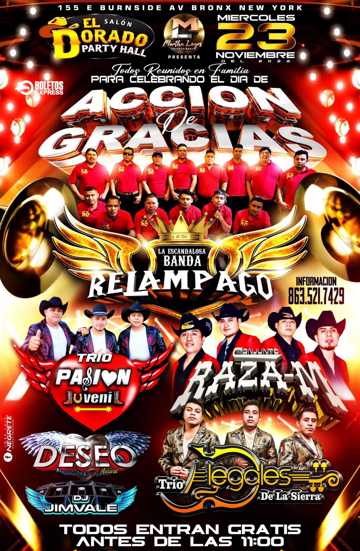 BANDA RELAMPAGO | TRIO JUVENIL | CONJUNTO RAZA-M