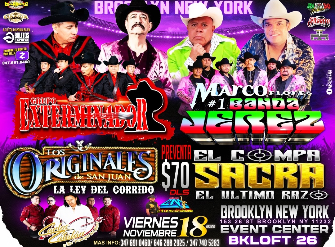GRUPO EXTERMINADOR BANDA JEREZ Tickets BoletosExpress