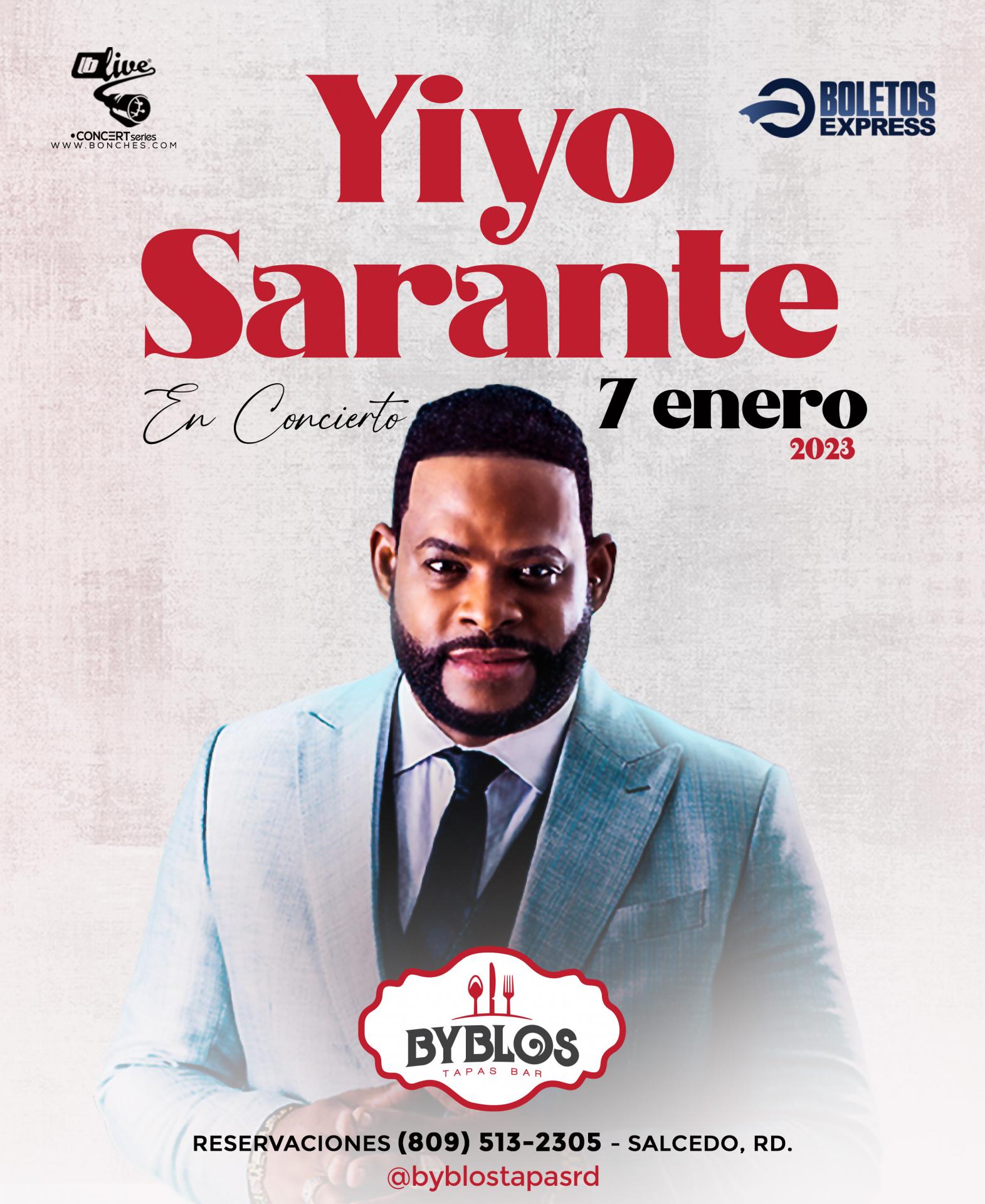 YIYO SARANTE Tickets BoletosExpress