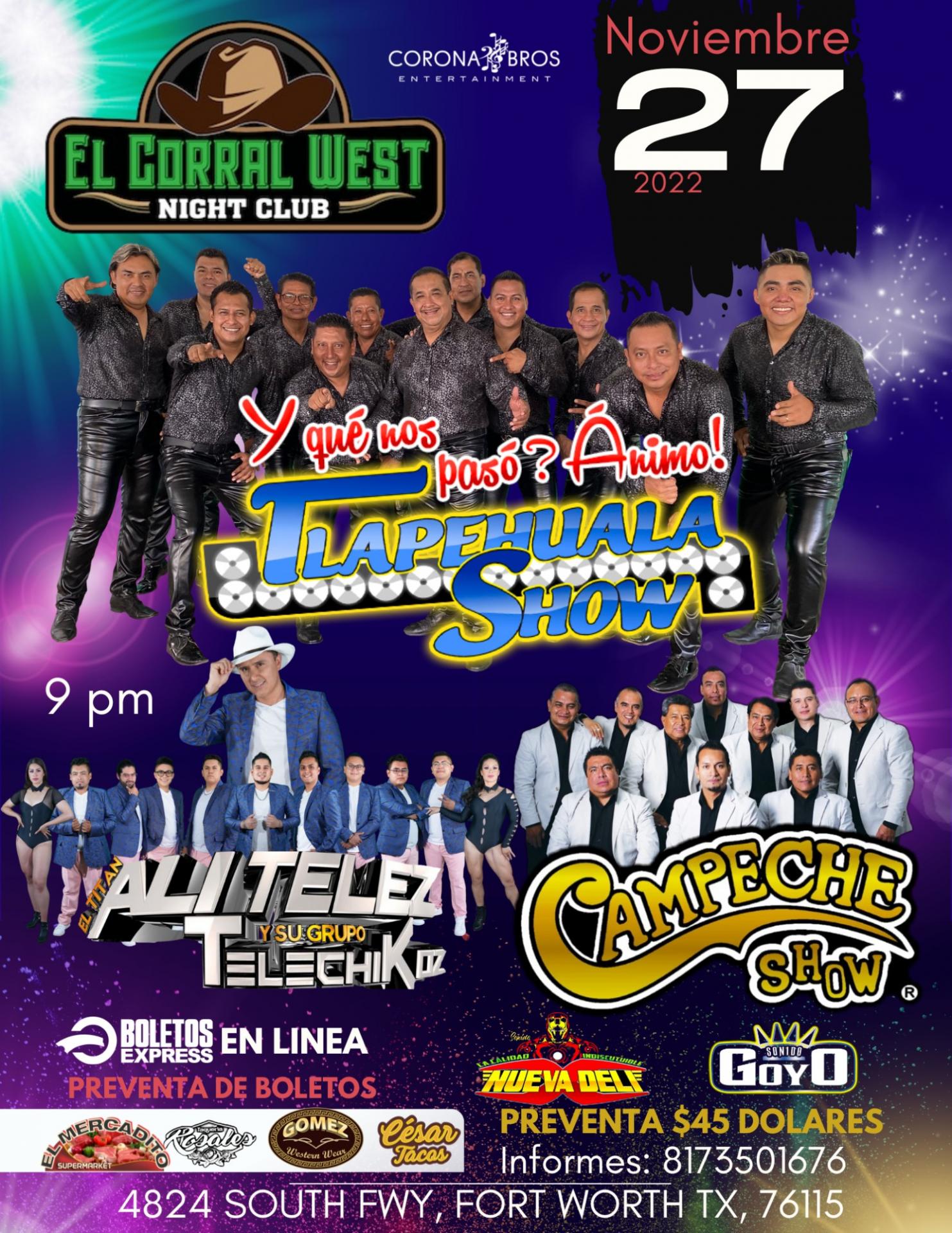 TLAPEHUALA SHOW | ALITELEZ TELECHIKOZ Y SU GRUPO | CAMPECHE SHOW