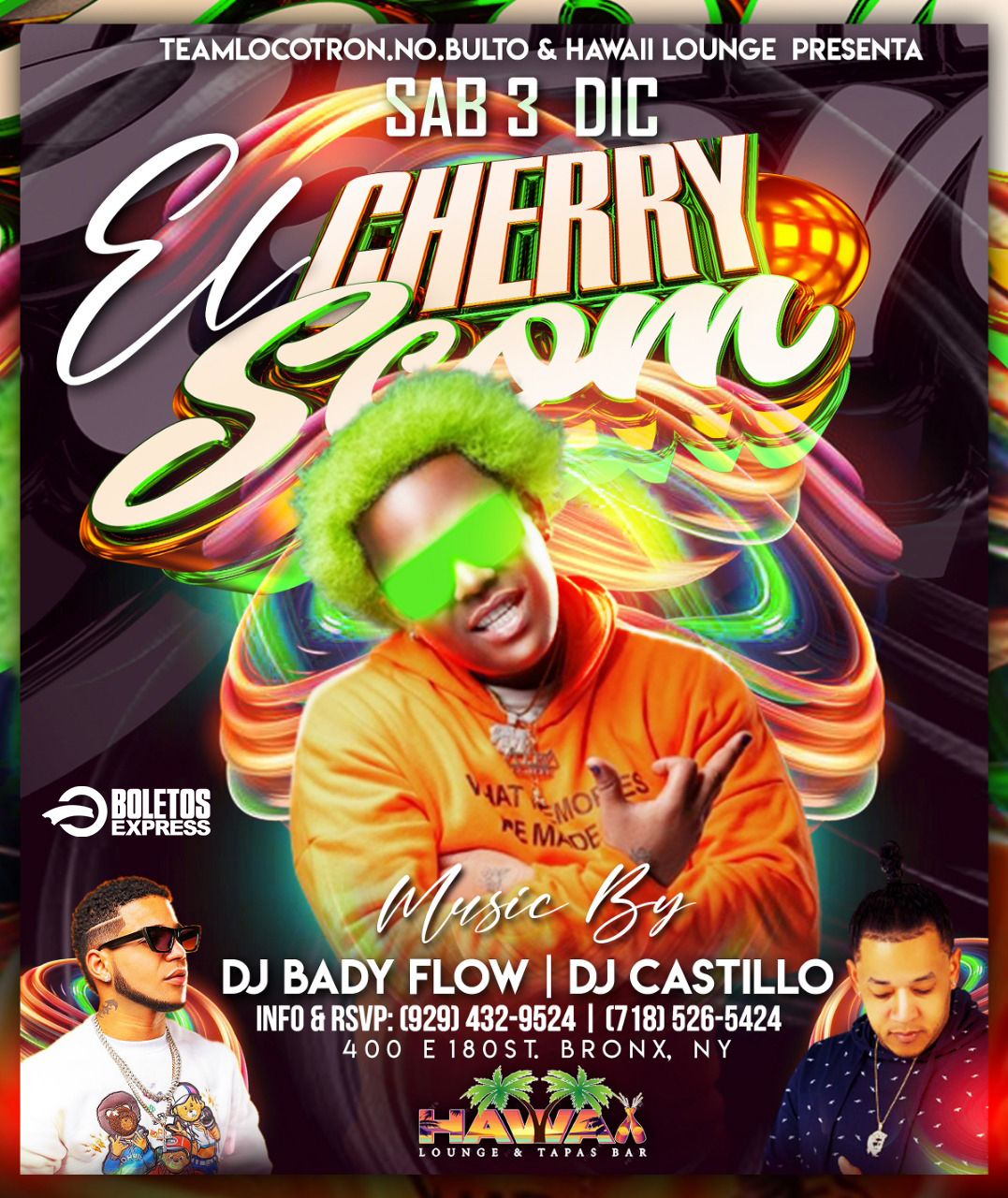 EL CHERRY SCOM Tickets BoletosExpress El cherry scom tickets boletosexpress