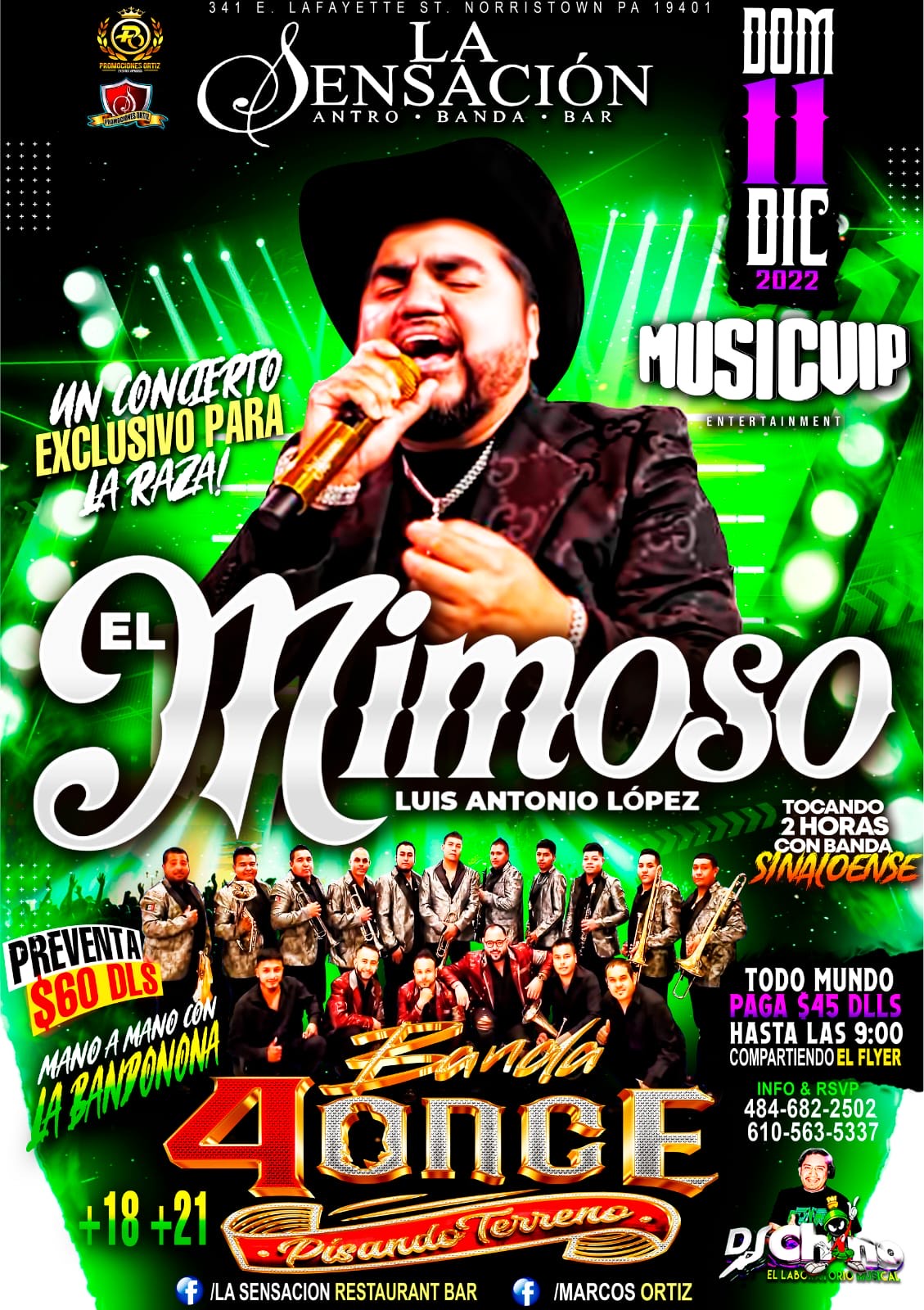 EL MIMOSO LUIS ANTONIO LOPEZ Tickets BoletosExpress