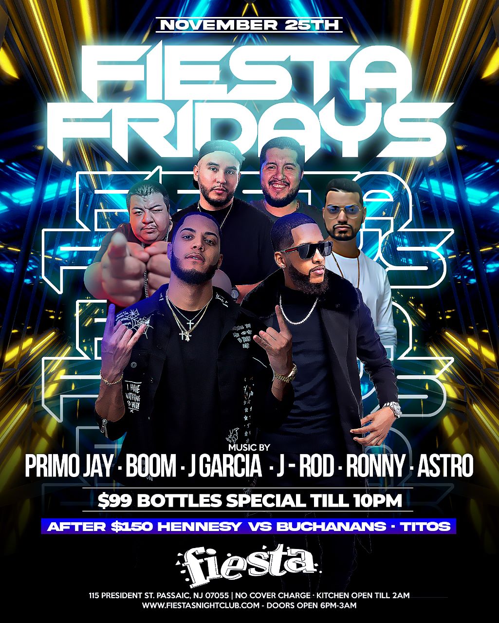 PRIMO JAY * B OOM * J GARCIA * JROD * RONNY * ASTRO