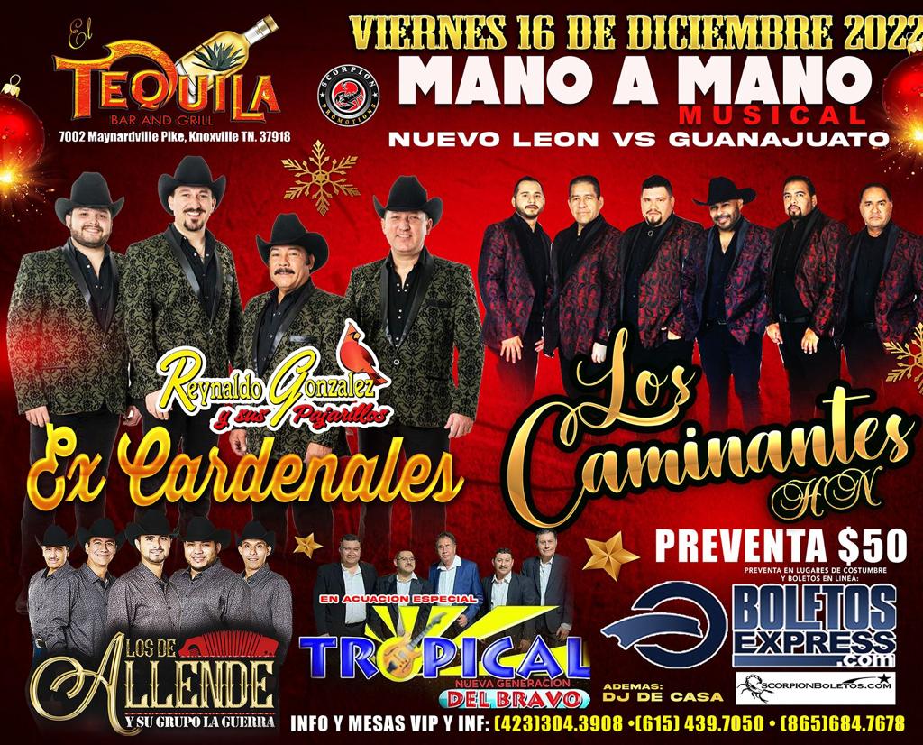 Buy tickets for REYNALDO GONZALEZ EX CARDENALES | LOS CAMINANTES HN | LOS DE ALLENDE | TROPICAL DEL BRAVO REYNALDO GONZALEZ EX CARDENALES | LOS CAMINANTES HN | LOS DE ALLENDE | TROPICAL DEL BRAVO