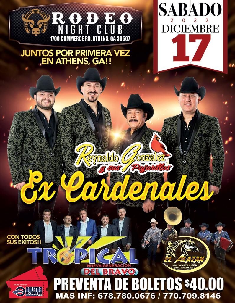 REYNALDO GONZALEZ Y SUS PAJARILLOS EX CARDENALE