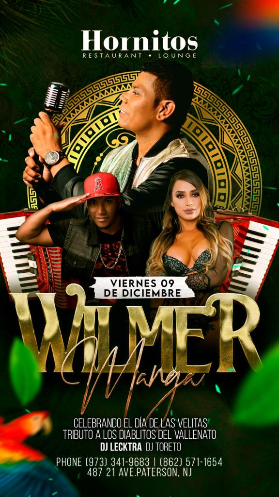 Buy tickets for WILMER MANGA EN VIVO CON EL MEJOR VALLENATO DE TODOS LOS TIEMPOS WILMER MANGA EN VIVO CON EL MEJOR VALLENATO DE TODOS LOS TIEMPOS