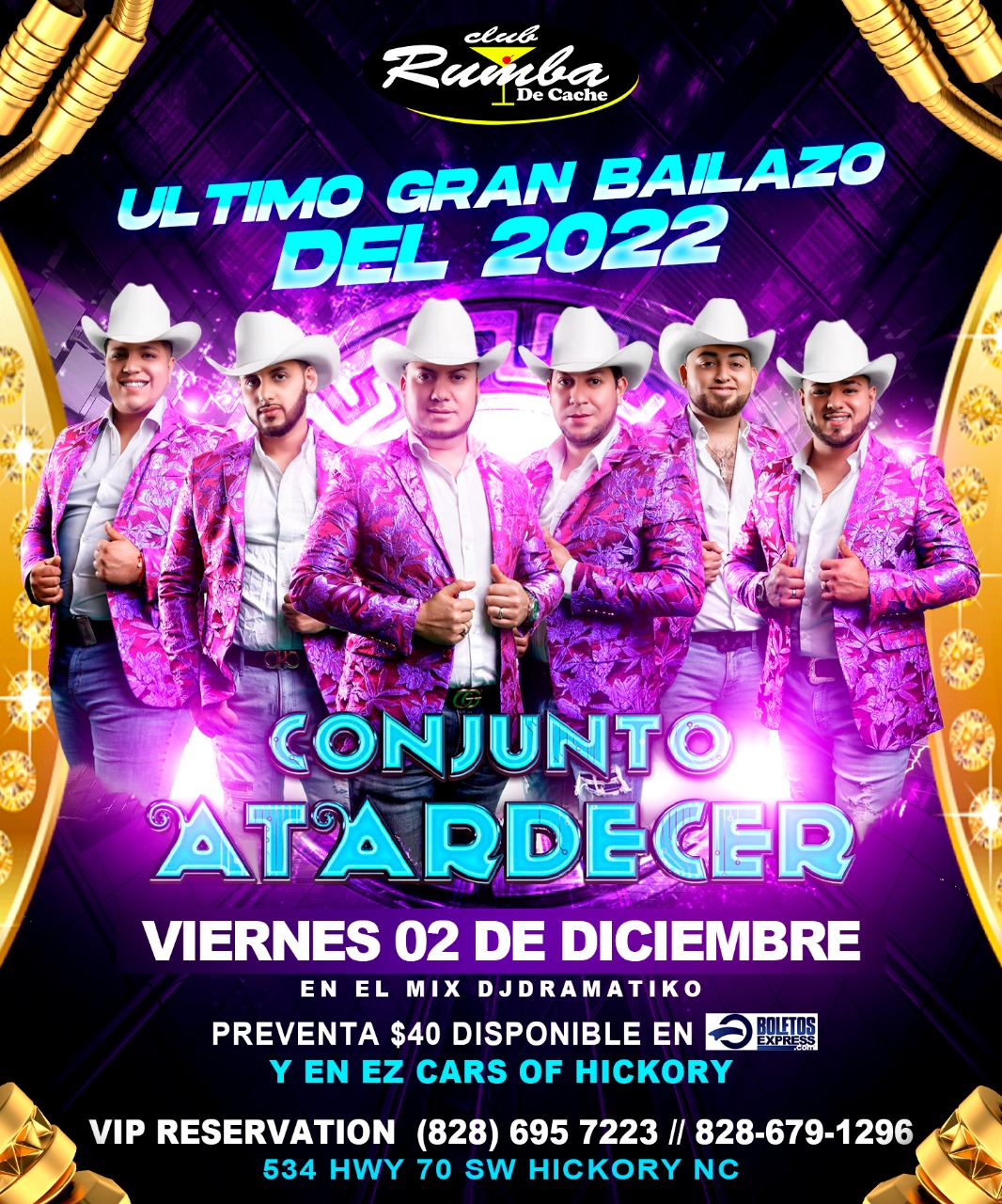 Buy tickets for CONJUNTO ATARDECER CONJUNTO ATARDECER