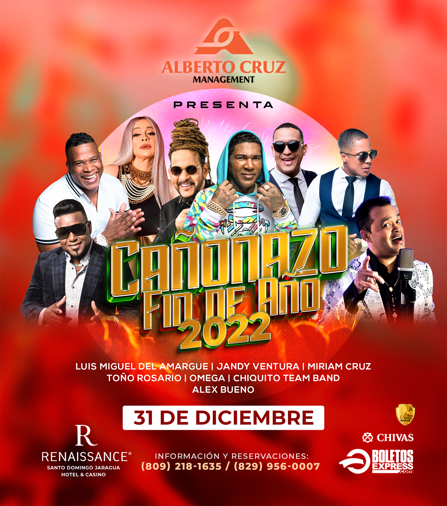 Buy tickets for CAÑONAZO FIN DE AÑO: LUIS MIGUEL DEL AMARGUE, JANDY VENTURA, MIRIAM CRUZ CAÑONAZO FIN DE AÑO: LUIS MIGUEL DEL AMARGUE, JANDY VENTURA, MIRIAM CRUZ