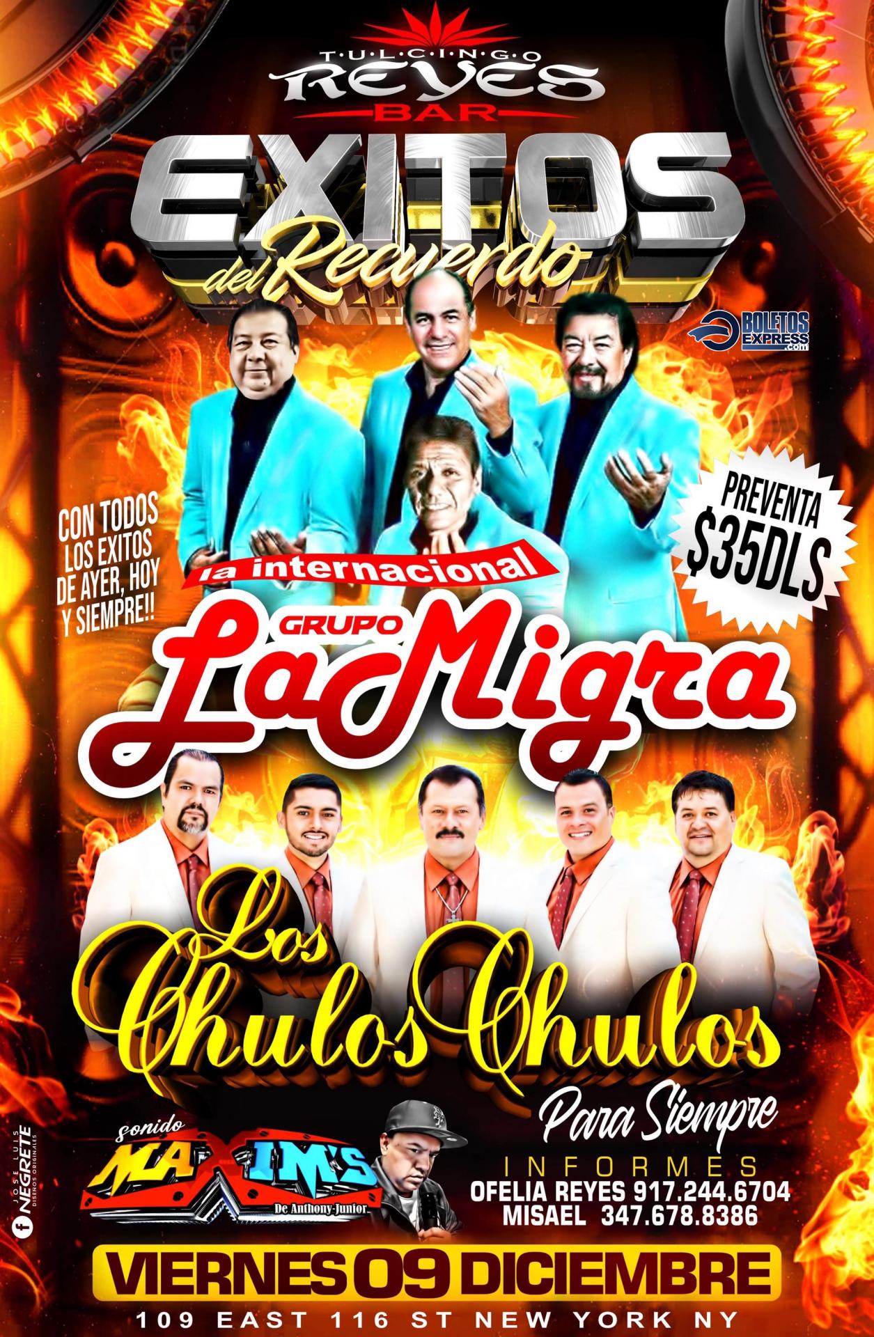 Buy tickets for GRUPO LA MIGRA & LOS CHULOS CHULOS GRUPO LA MIGRA & LOS CHULOS CHULOS