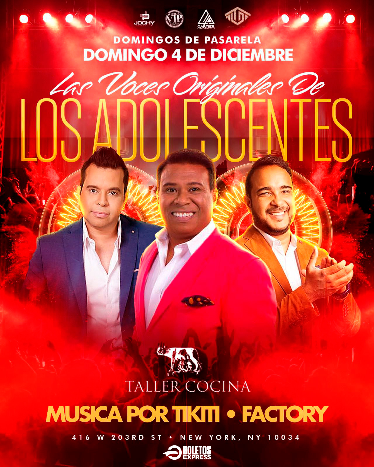 Buy tickets for LAS VOCES ORIGINALES DE LOS ADOLESCENTES LAS VOCES ORIGINALES DE LOS ADOLESCENTES