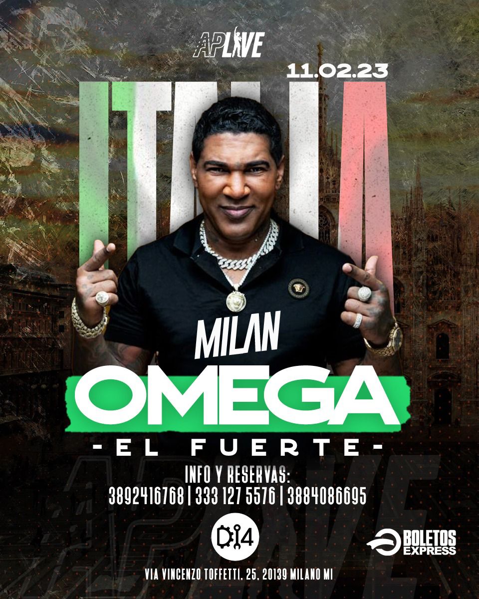 Buy tickets for OMEGA EL FUERTE | MILAN OMEGA EL FUERTE | MILAN
