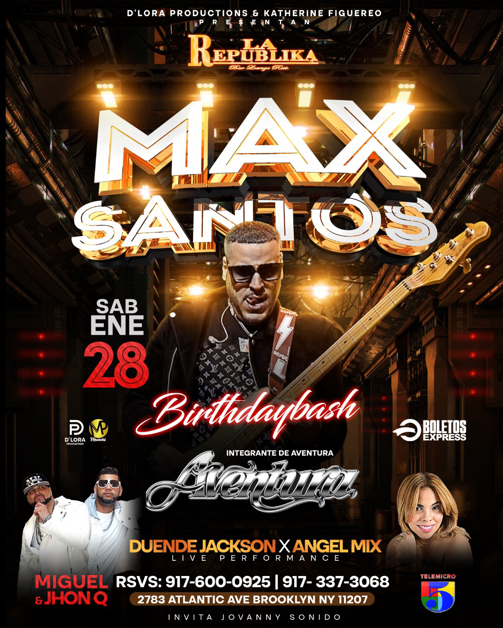 Buy tickets for MAX SANTOS AVENTURA MAX SANTOS AVENTURA