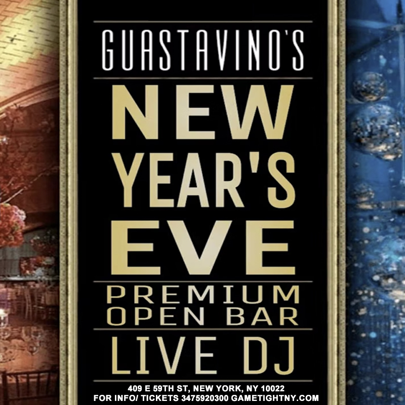 Buy tickets for Guastavino's New Year's Eve party 2023 Guastavino's New Year's Eve party 2023