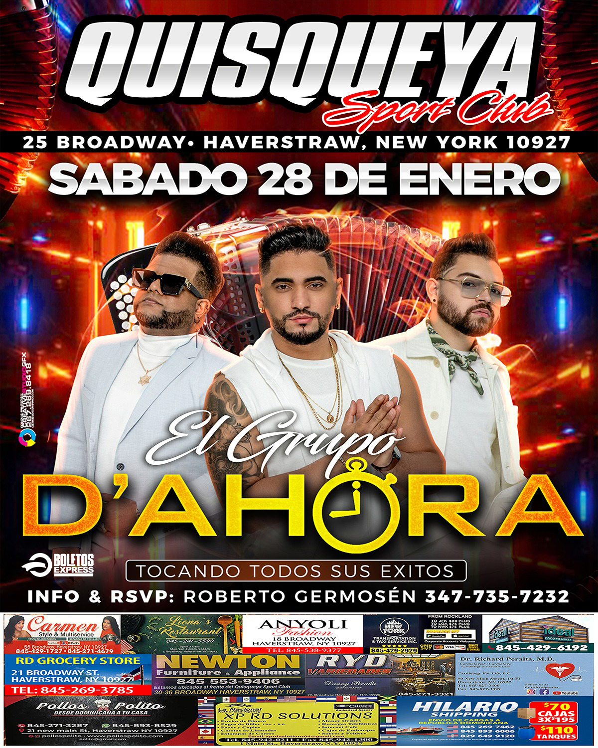 Buy tickets for GRUPO D' AHORA GRUPO D' AHORA