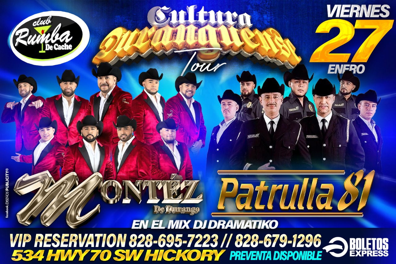 MONTEZ DE DURANGO & PATRULLA 81 Tickets BoletosExpress