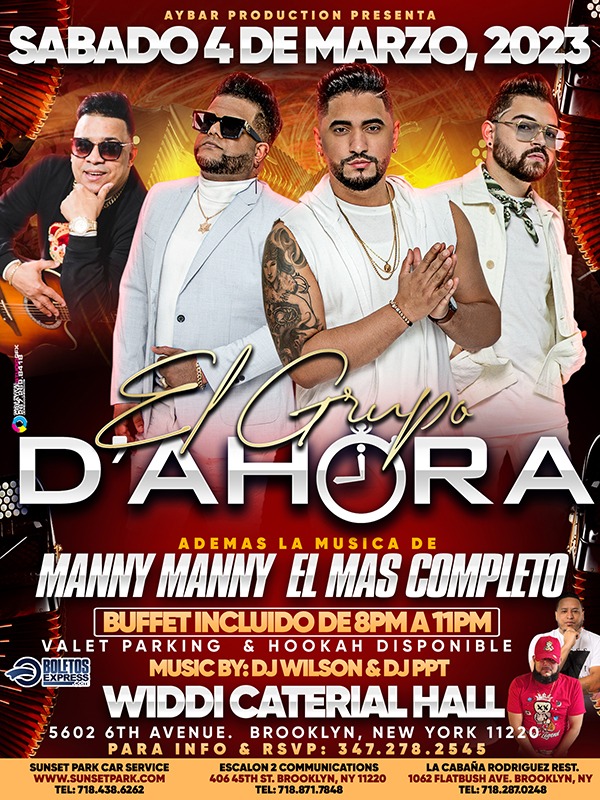 Buy tickets for GRUPO D' AHORA GRUPO D' AHORA