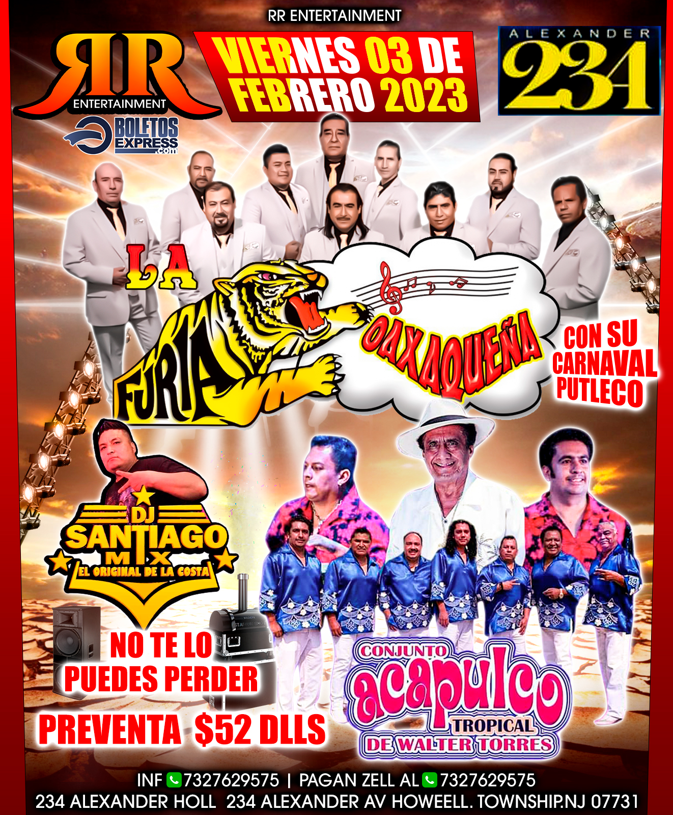 Buy tickets for LA FURIA OAXAQUEÑA & CONJUNTO ACAPULCO LA FURIA OAXAQUEÑA & CONJUNTO ACAPULCO