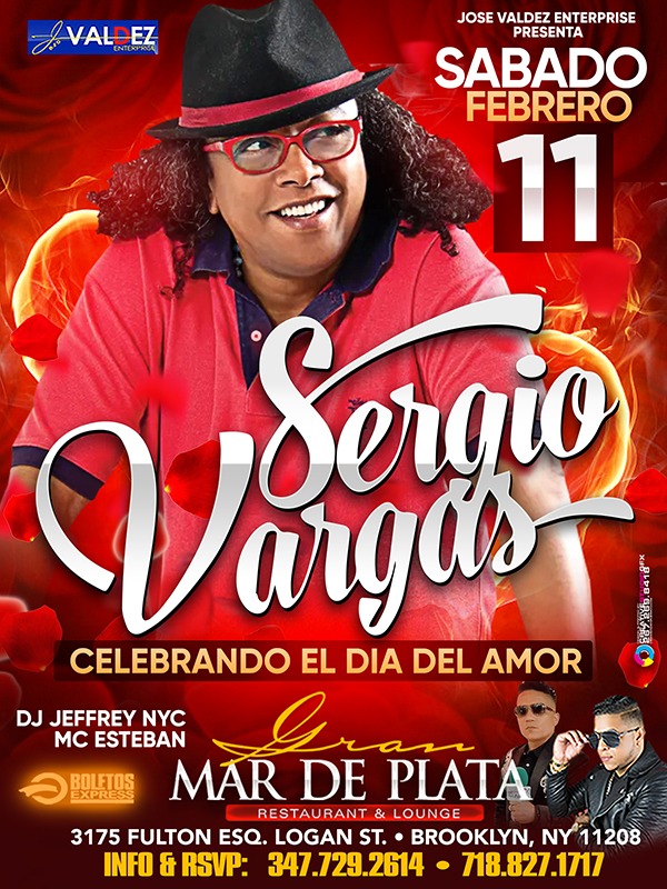 Buy tickets for SERGIO VARGAS SERGIO VARGAS