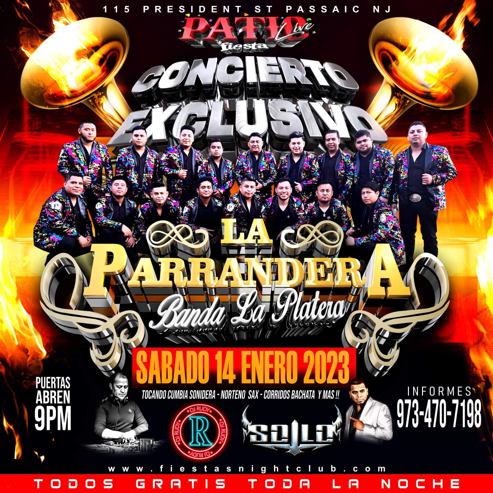 Buy tickets for LA PARRANDERA, BANDA LA PLATERA, DJ RUDY, DJ SOILO LA PARRANDERA, BANDA LA PLATERA, DJ RUDY, DJ SOILO