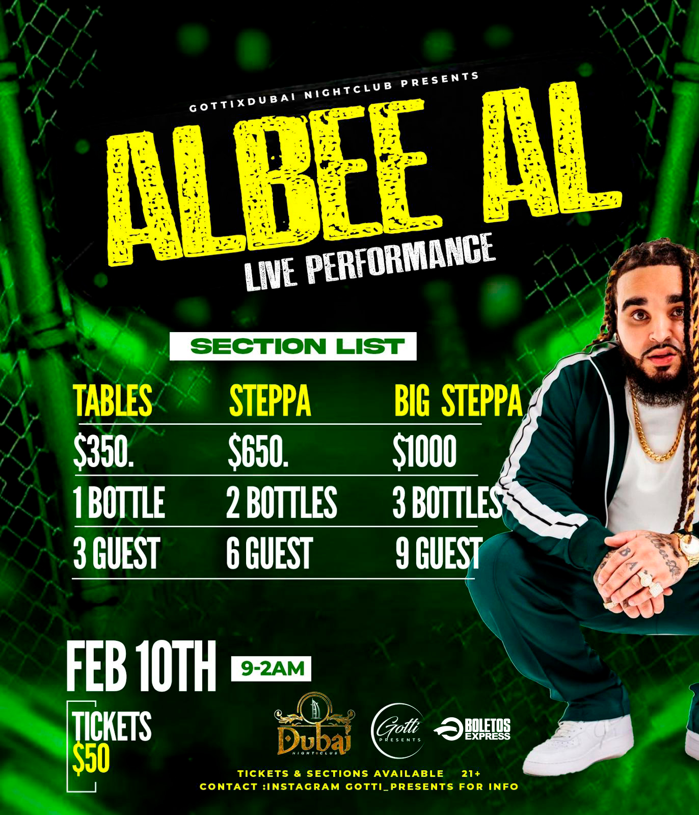 ALBEE AL Tickets BoletosExpress