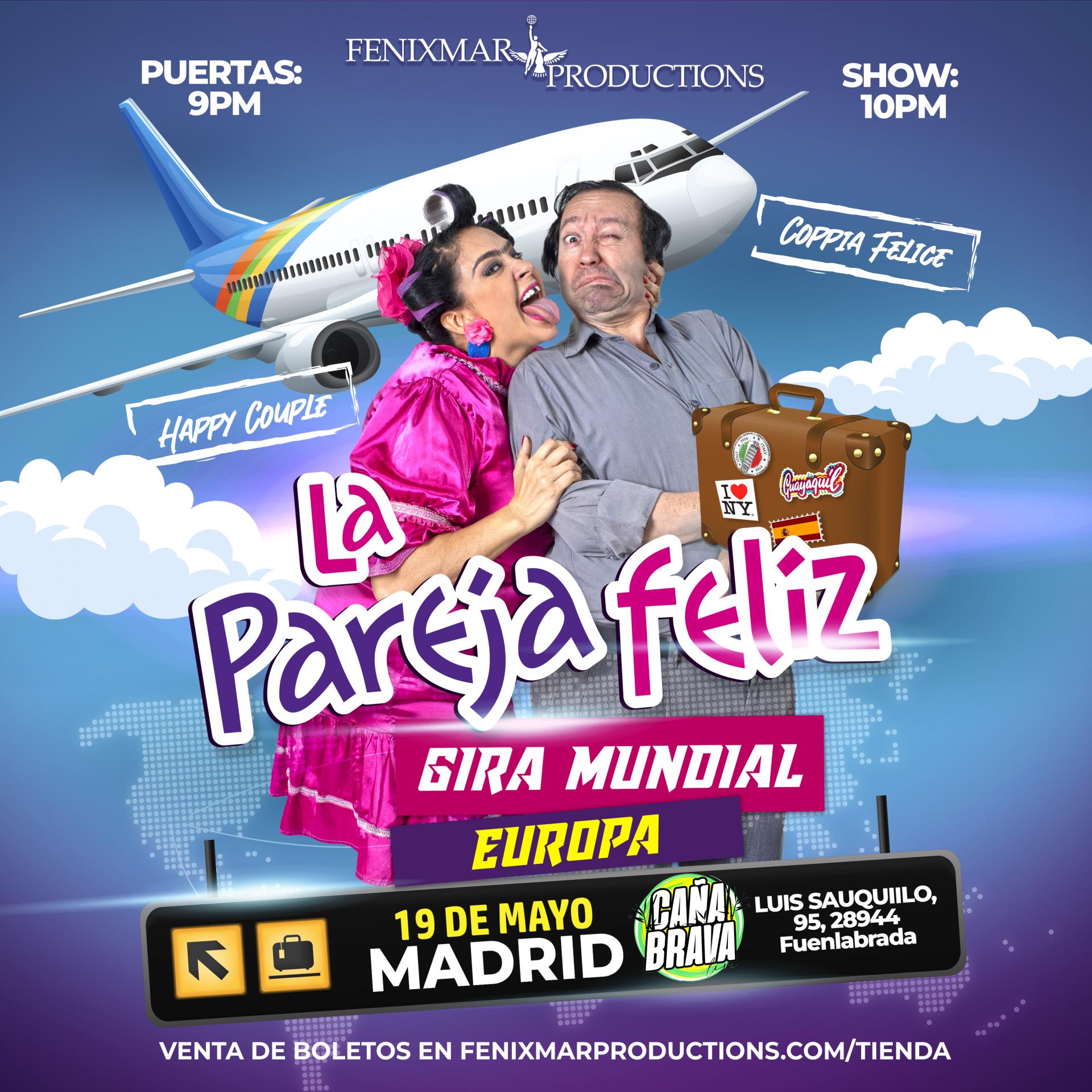 Buy tickets for La Pareja Feliz La Pareja Feliz