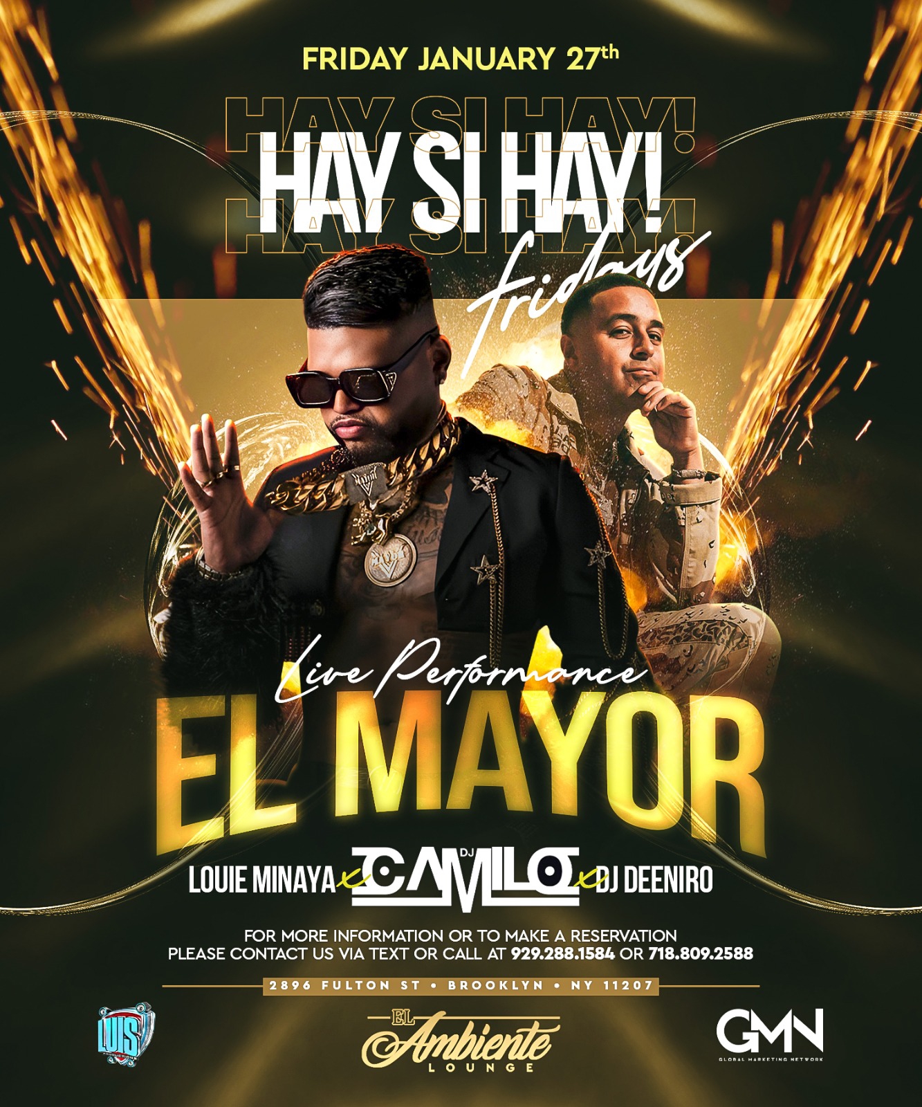 El Mayor & Dj Camilo Live at El Ambiente Brooklyn