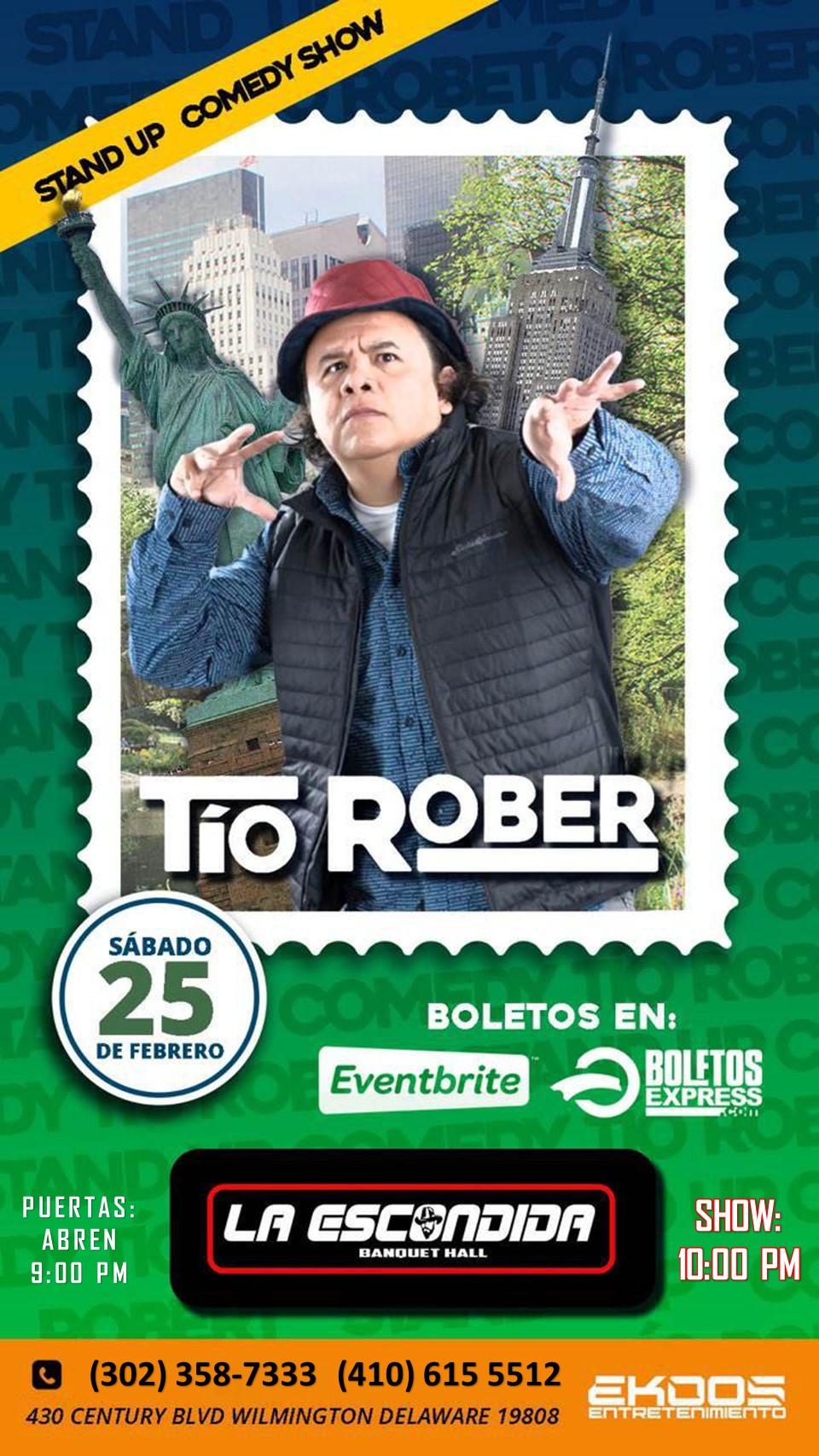 Buy tickets for Tio Rober Tio Rober