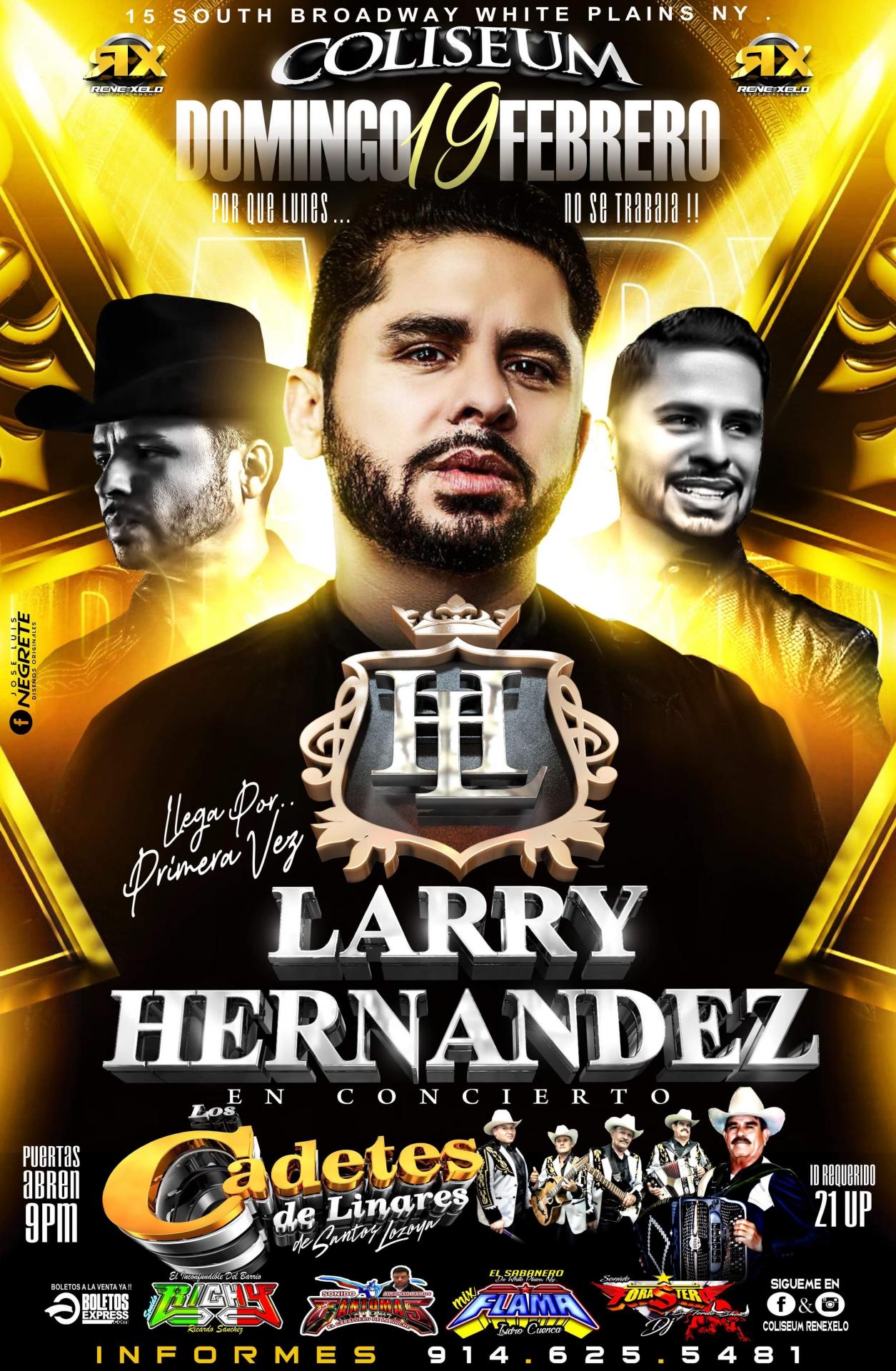 LARRY HERNANDEZ Tickets BoletosExpress