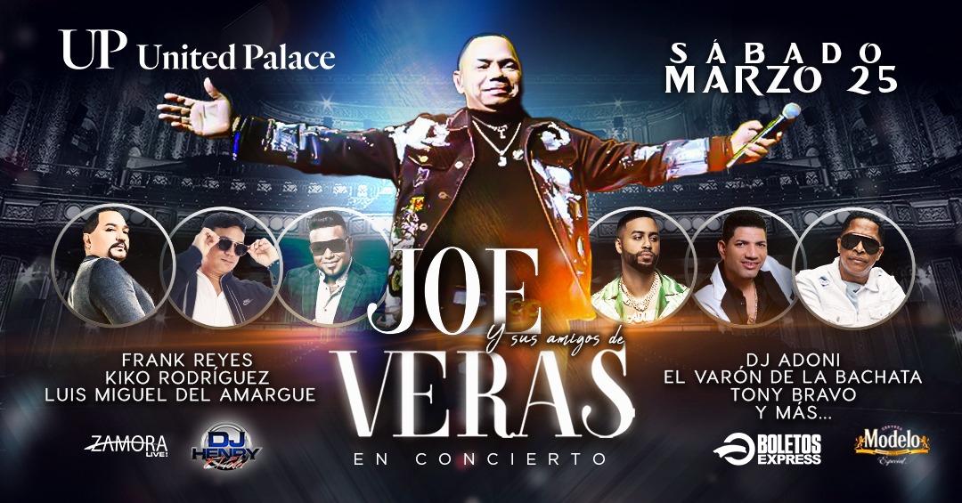 Buy tickets for JOE VERAS & SUS AMIGOS EN CONCIERTO JOE VERAS & SUS AMIGOS EN CONCIERTO