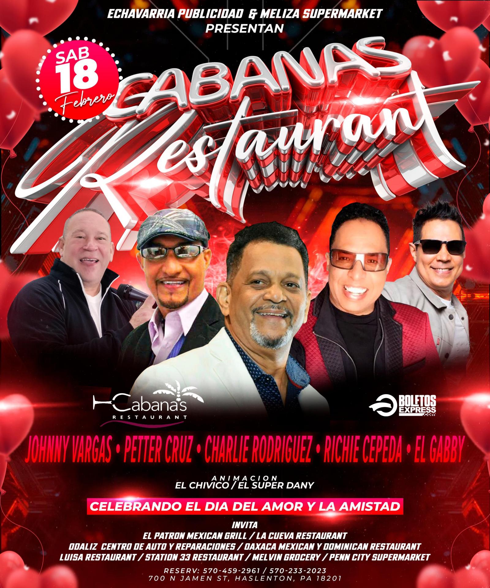 JOHNNY VARGAS | PETTER CRUZ | CHARLIE RODRIGUEZ | RICHIE CEPEDA | EL GABBY