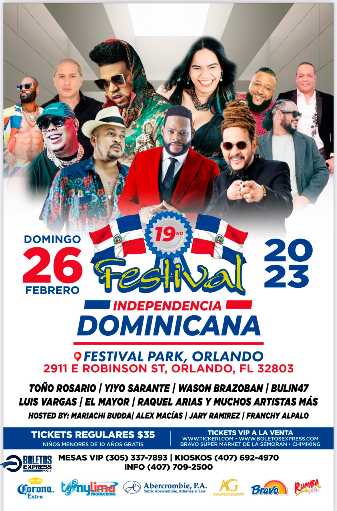 Buy tickets for Toño Rosario | Yiyo Sarante | Wason Brazoban | Bulin 47| Luis Vargas | Toño Rosario | Yiyo Sarante | Wason Brazoban | Bulin 47| Luis Vargas |