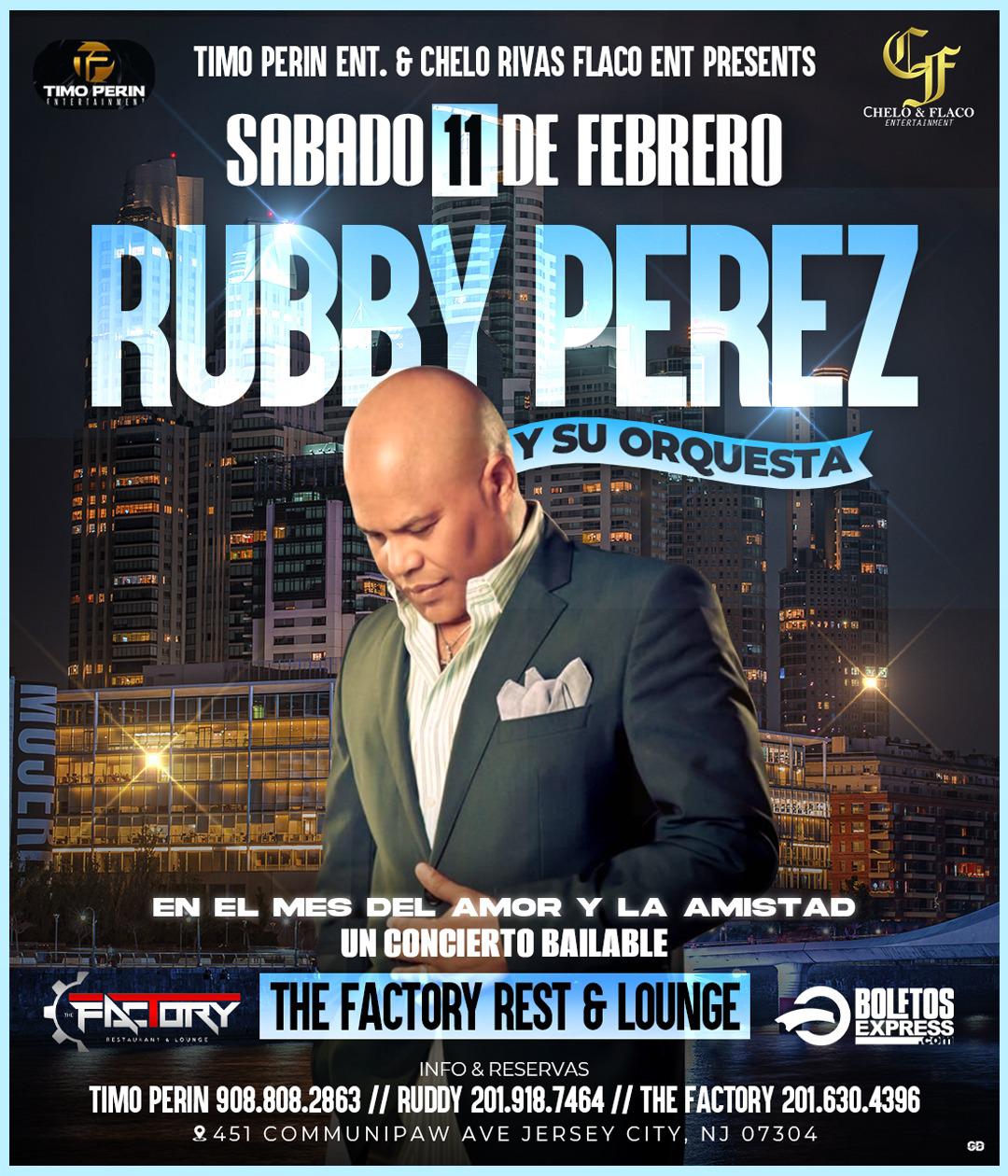 Buy tickets for RUBBY PEREZ RUBBY PEREZ