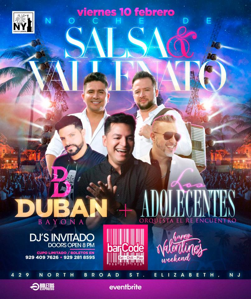 Buy tickets for SALSA Y VALLENATO ADOLESCENTES EL REENCUENTRO Y DUBAN BAYONA SALSA Y VALLENATO ADOLESCENTES EL REENCUENTRO Y DUBAN BAYONA