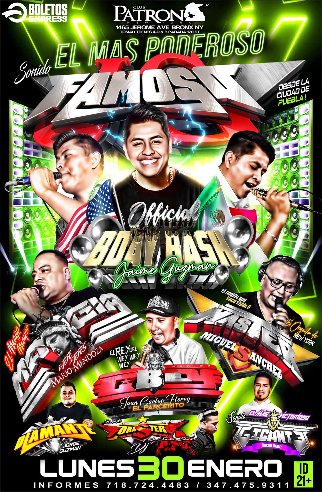Buy tickets for OFICIAL BDAY BASH - SONIDO FAMOSO OFICIAL BDAY BASH - SONIDO FAMOSO